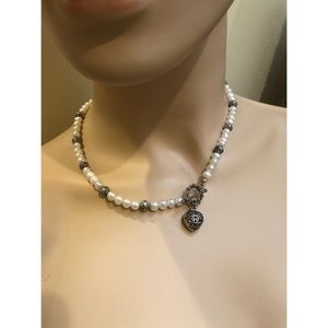 Pearl and Silver Necklace
